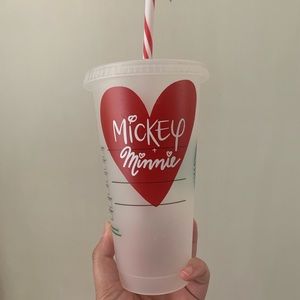 Mickey + Minnie Starbucks Cup